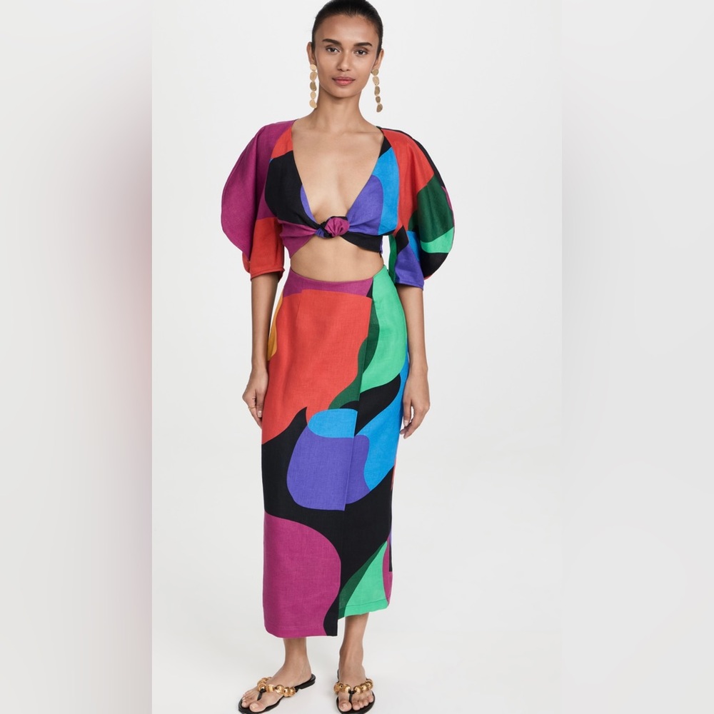 Mara Hoffman sunja skirt & raja top. Matching set.